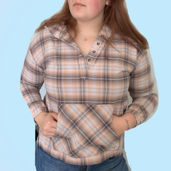 🌟VINTAGE Hippie O’Neill flannel button down🌟 - Picture 1 of 2